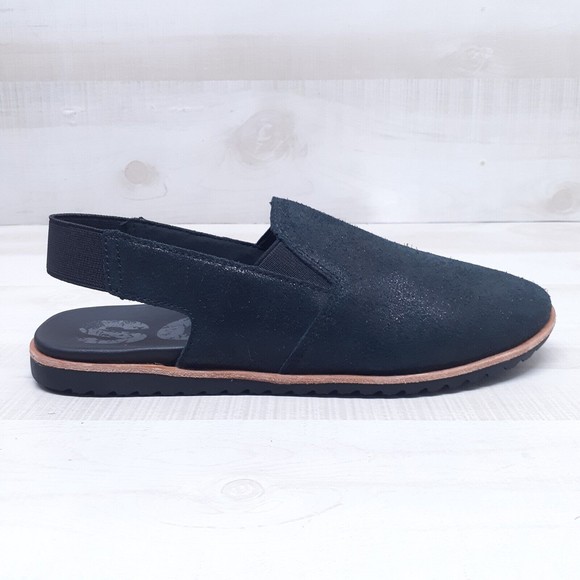 Sorel Womens Ella Slingback Sz 6.5 Slide Metallic Shimmer Suede - Picture 4 of 15